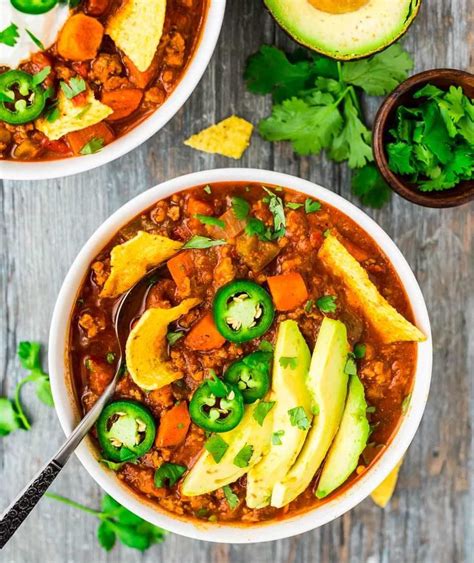 The Best Healthy Turkey Chili — Only 227 Calories And 24 G Protein