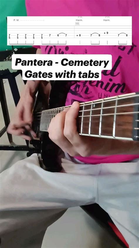 Pantera - Cemetery Gates with tabs | Guitar songs, Guitar lessons, Acoustic guitar lessons