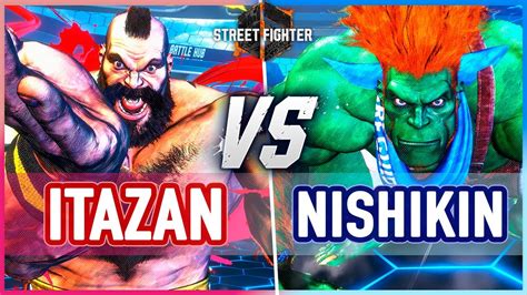 Sf6 🔥 Itazan Zangief Vs Nishikin Blanka 🔥 Street Fighter 6 Youtube