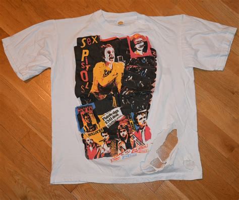 1980 S SEX Pistols Vintage Rare 70 S 80 S Punk Rock Band Tee Concert