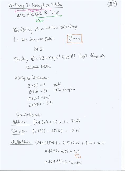 Vorlesung 03 wintersemester Analysis I und Lineare Algebra für