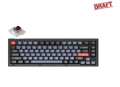 Клавіатура Keychron V Key QMK Gateron G PRO Brown Hot Swap RGB Frosted Black Купить