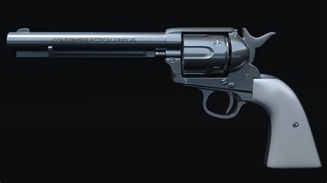 Colt Single Action Army Revolver 3D model | CGTrader