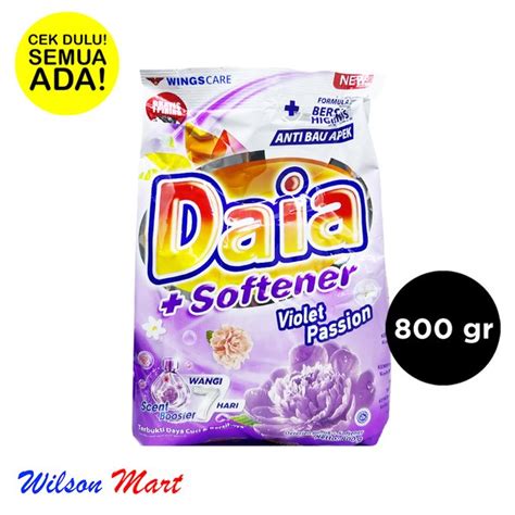 Jual Daia Deterjen Detergent Dan Softener Violet Gram Di Lapak