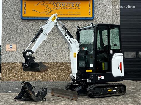 Bobcat E19 Mini Excavator For Sale Netherlands Veen FF39428