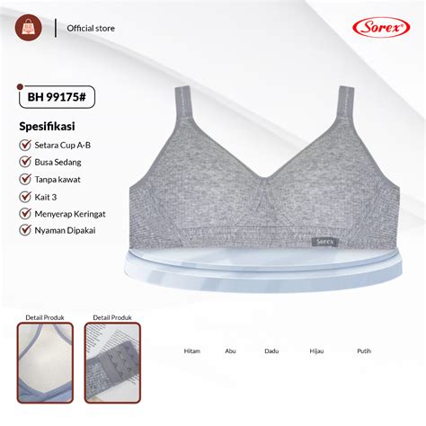 Jual Bra Bh Sorex Xtra Comfortable Remaja Dewasa 99175 Polos Busa