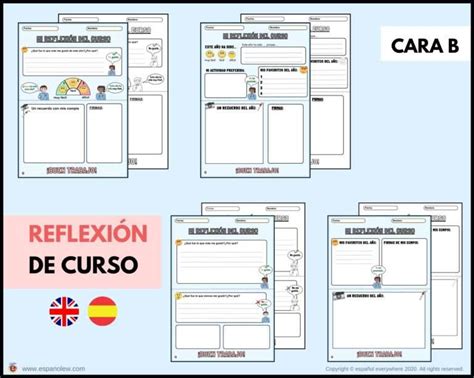 Ficha de actividad Reflexión de fin de curso Qué hacer en un final de