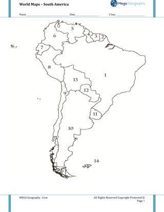 South America Countries Map Quiz