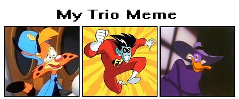 Darkwing Duck Bonkers And Freakazoid My Trio By Bart Toons On Deviantart