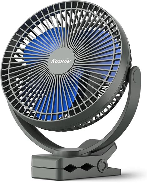 Amazon Koonie 10000mAh Rechargeable Portable Fan 8 Inch Battery