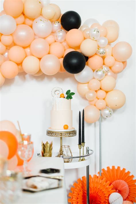 Karas Party Ideas Sophisticated Orange Ombre Birthday Party Karas