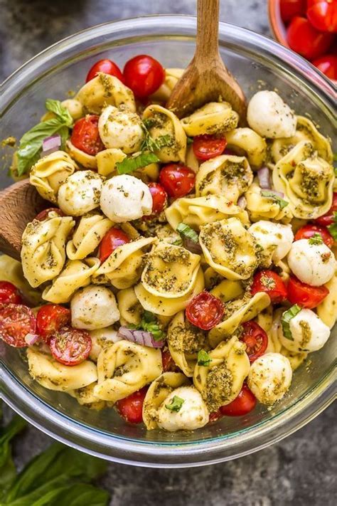 Easy Pesto Tortellini Pasta Salad Yummy 5 Pasta Salad With