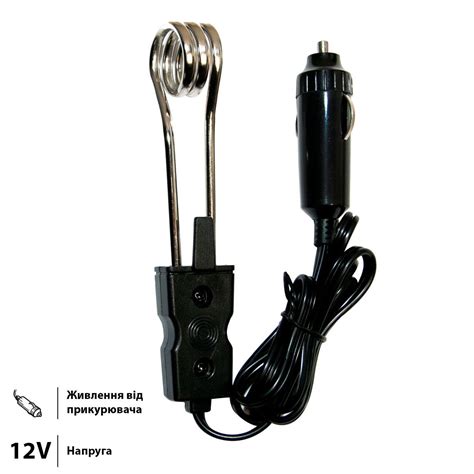 Автомобильный Кипятильник 12 Вольт Immersion Heater Deluxe Черный ...