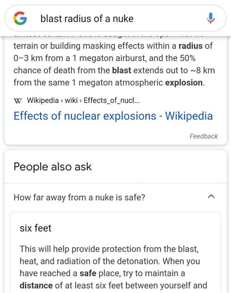 G Blast Radius Of A Nuke Terrain Or Building Masking Effects Within A