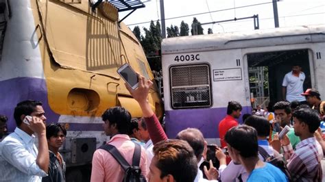 Mumbai Rains Local Train Services Disrupted Commuters Protest Over