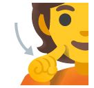 🧏 Deaf person emoji copy paste png download | person gesture emoji