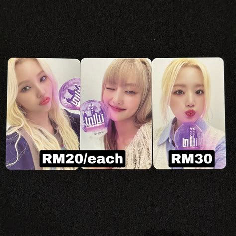 Readystock Wts G I Dle Gidle Lightstick Pouch Official Photocard