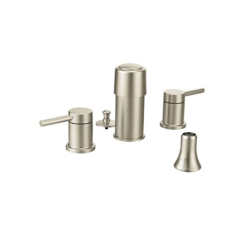 Moen Align Brushed Nickel Vertical Spray Bidet Faucet Trim Kit In The