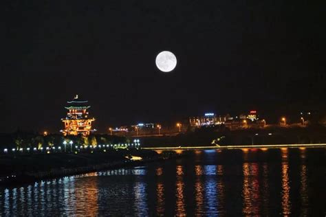 中秋月圆夜，丽水赏月美图抢鲜看 丽水频道