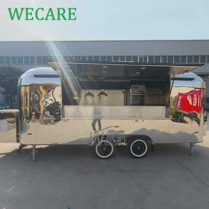 WECARE Carros De Comida Snack Juice Bar Bubble Tea Icecream Coffee Food