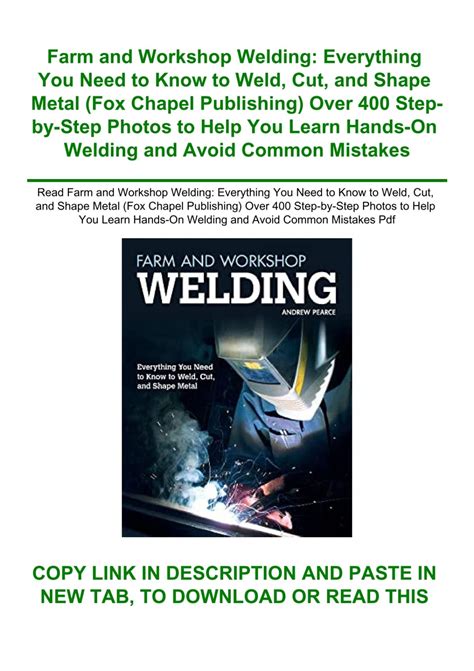 Read Farm And Workshop Welding Everything You Need To Know To Weld Cut