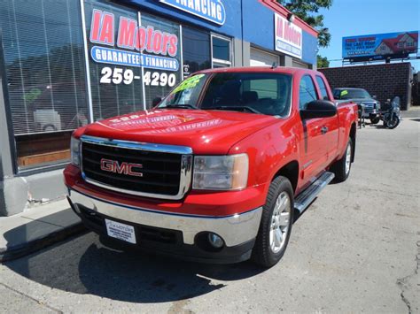 2008 Gmc Sierra 1500 Extended Cab Sle 4wd Extended Cab Stock 10136