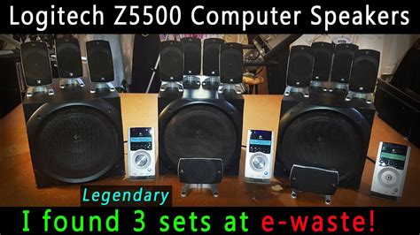 AMAZING Logitech Z 5500 Computer Speaker E Waste Finds Future