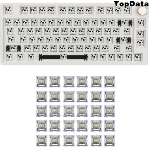 Hot Epomaker Th Pro Keys Hot Swap Mechanical Gaming Keyboard Kit With Wisteria Linear