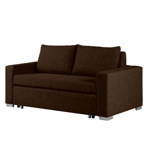 Schlafsofa Latina Webstoff Dunkelbraun Breite Cm Home