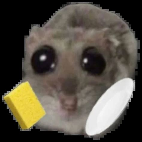 Грустный хомяк Telegram stickers