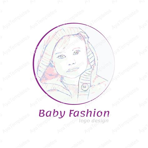 Baby Fashion Logo Design Aya Templates