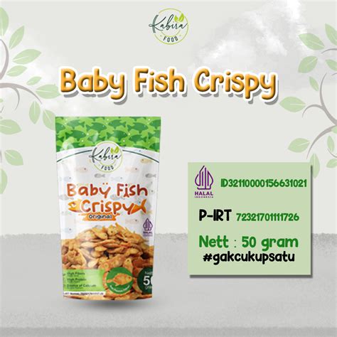 Jual Kabira Food Baby Fish Crispy Ikan Pepetek Snack Original Halal