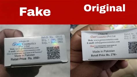 H Pharmacy Vs Goree Cosmetic Cream Fake Original Youtube