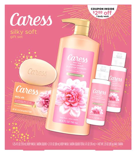 Caress Daily Silk Moisturizing Body Wash White Peach And Orange Blossom