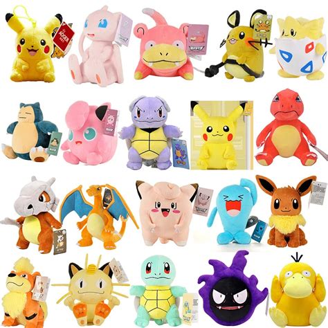 Cpc Ce Cartoon Anime Plush Dolls Pokemoned Pikachu Bulbasaur Squirtle