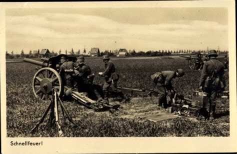 Ansichtskarte Postkarte Wehrmachtsoldaten Am Flak Akpool De