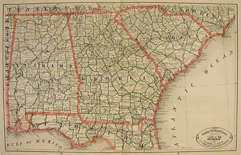 Road Map Of Alabama and Georgia | secretmuseum