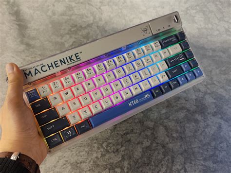 Обзор беспроводной механической ретро-клавиатуры Machenike KT68 с RGB ...