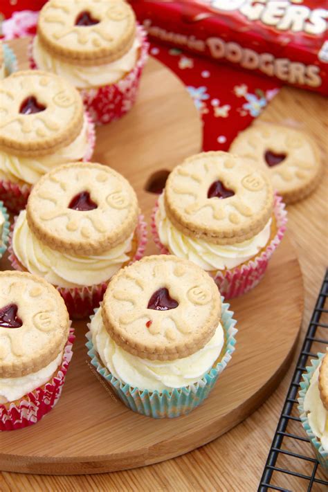 Jammie Dodger Cupcakes Jane S Patisserie