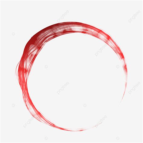 Brush Stroke Png Red Circle Brush Stroke PNG Transparent 44 OFF