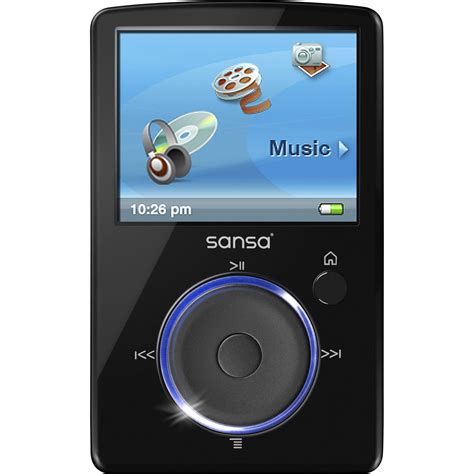 SanDisk Sansa Fuze MP3 Player (Black) SDMX14R-008GK-A57 B&H