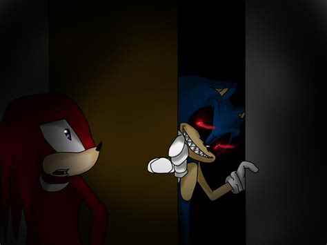 Sonic.exe and Knuckles by BlackSheeny on DeviantArt