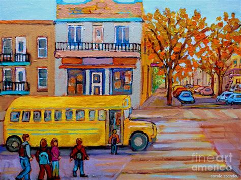 School Bus Painting At Explore Collection Of