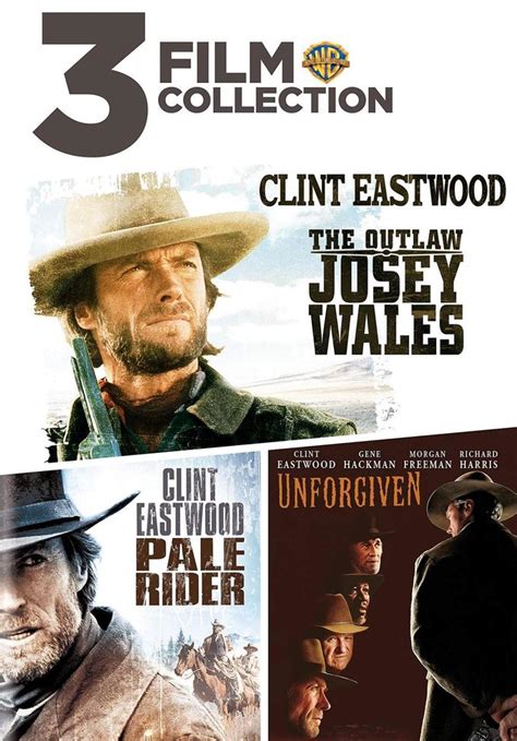 Clint Eastwood 3 Film Collection The Outlaw Josey Wales Pale Rider