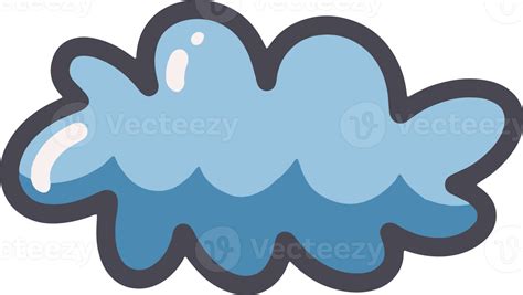 Cute cloud Illustration for design element 13168771 PNG