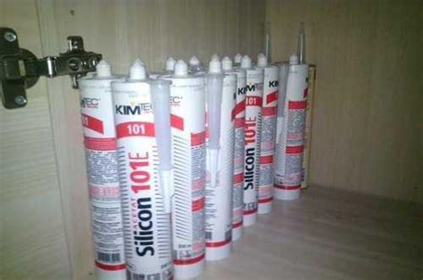 Силиконовый герметик белый 10шт. kimtec 101 310ml купить | Товары для ...