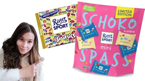 Ritter Sport SMARTIES Mini Schoko Spass YouTube