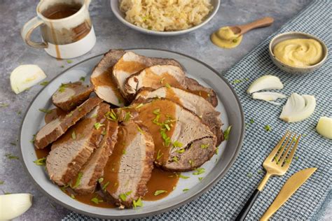 Saftigen Schweinebraten Im Br Ter Zubereiten Rezept Eat De