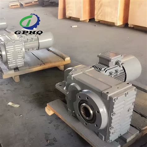 F Parallel Shaft Helical Gearboxes With Ac Motor For Conveyor China