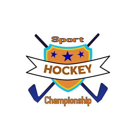 Hockey logo vector 11448181 Vector Art at Vecteezy